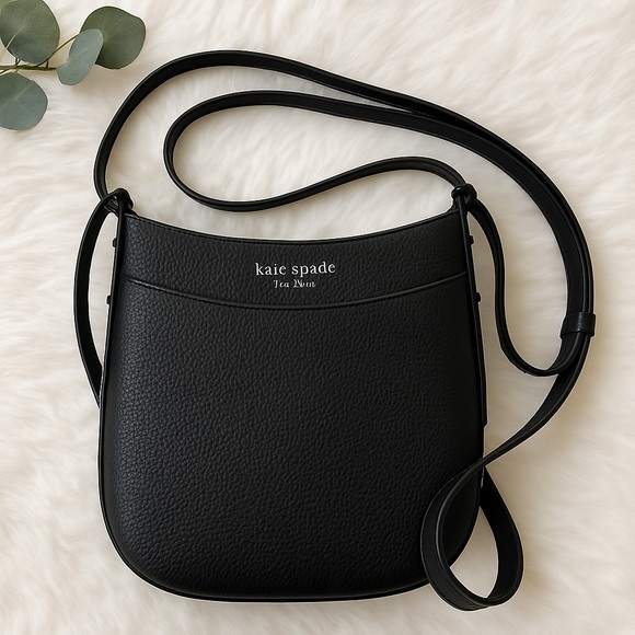 kate spade Handbags - Kate Spade Crossbody Black Bag (gently loved ❤️‍🩹)